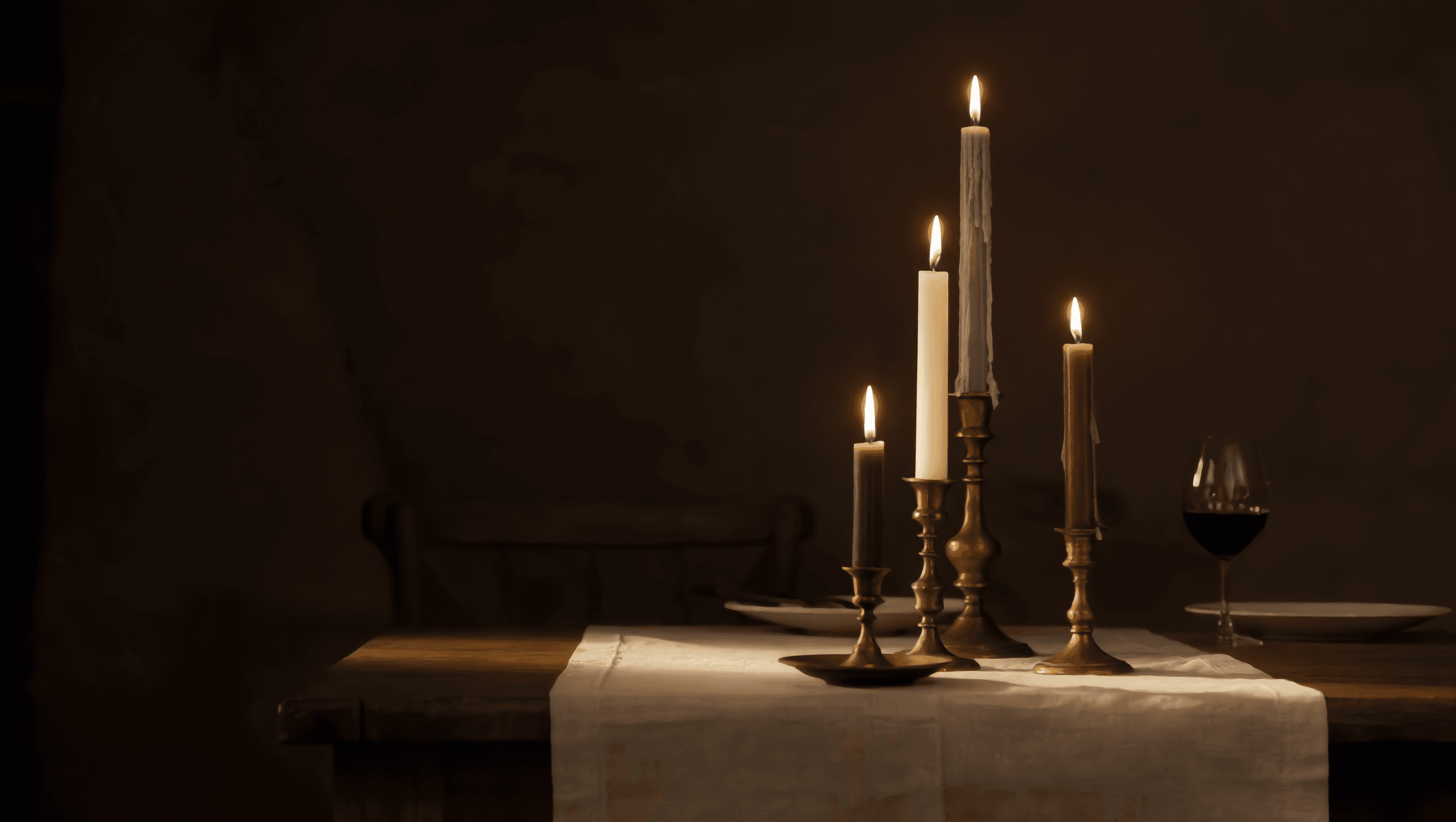 Gradient Taper Candles