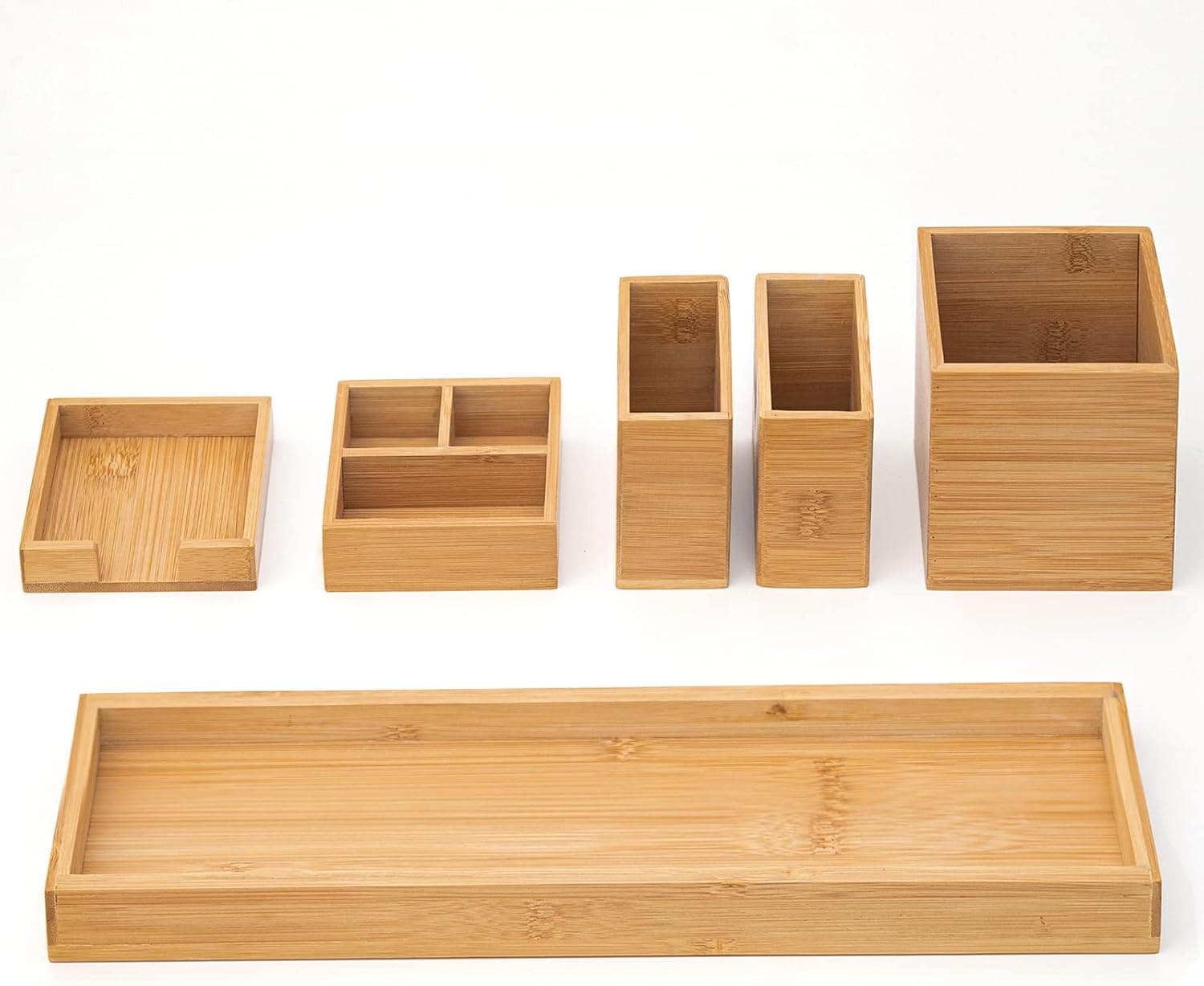 ROCDEER Bamboo Organizer Set