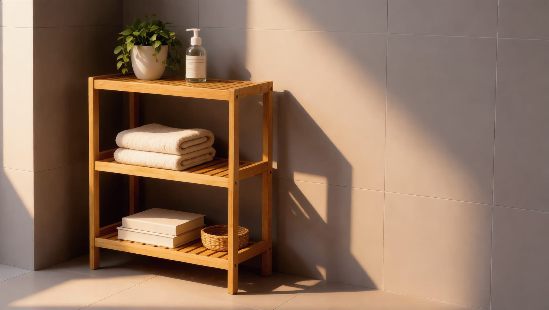 Bamboo 3-Tier Shelf